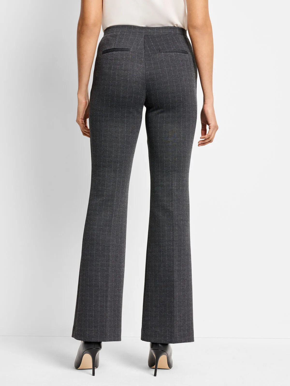 30.5" Pinstripe Knit Bootcut Pant