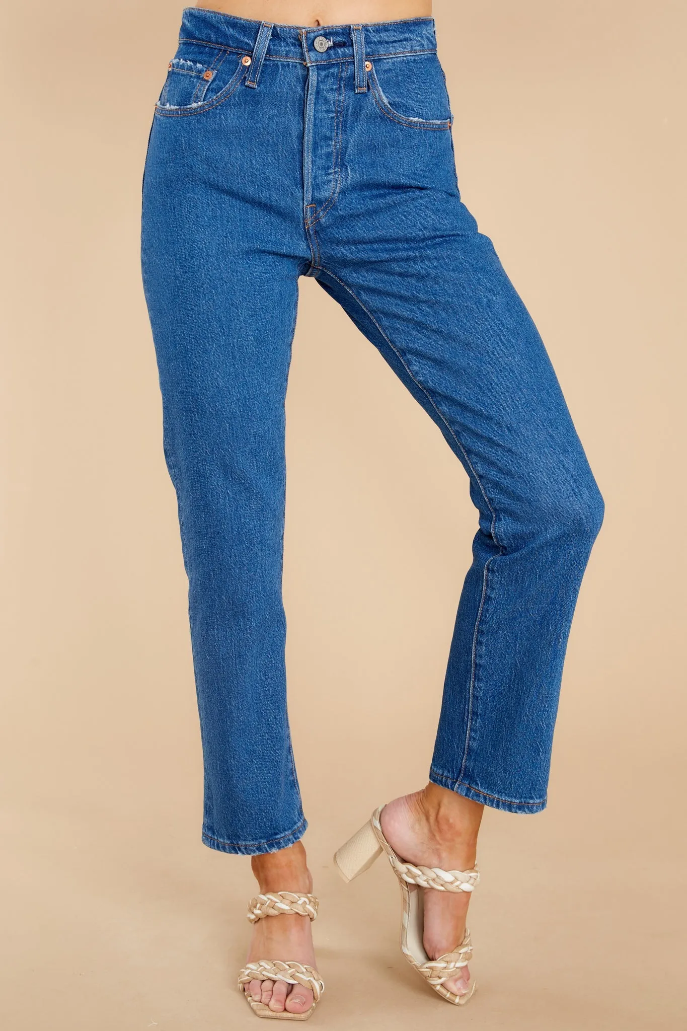 501® Original Cropped Jeans in Jazz Pop