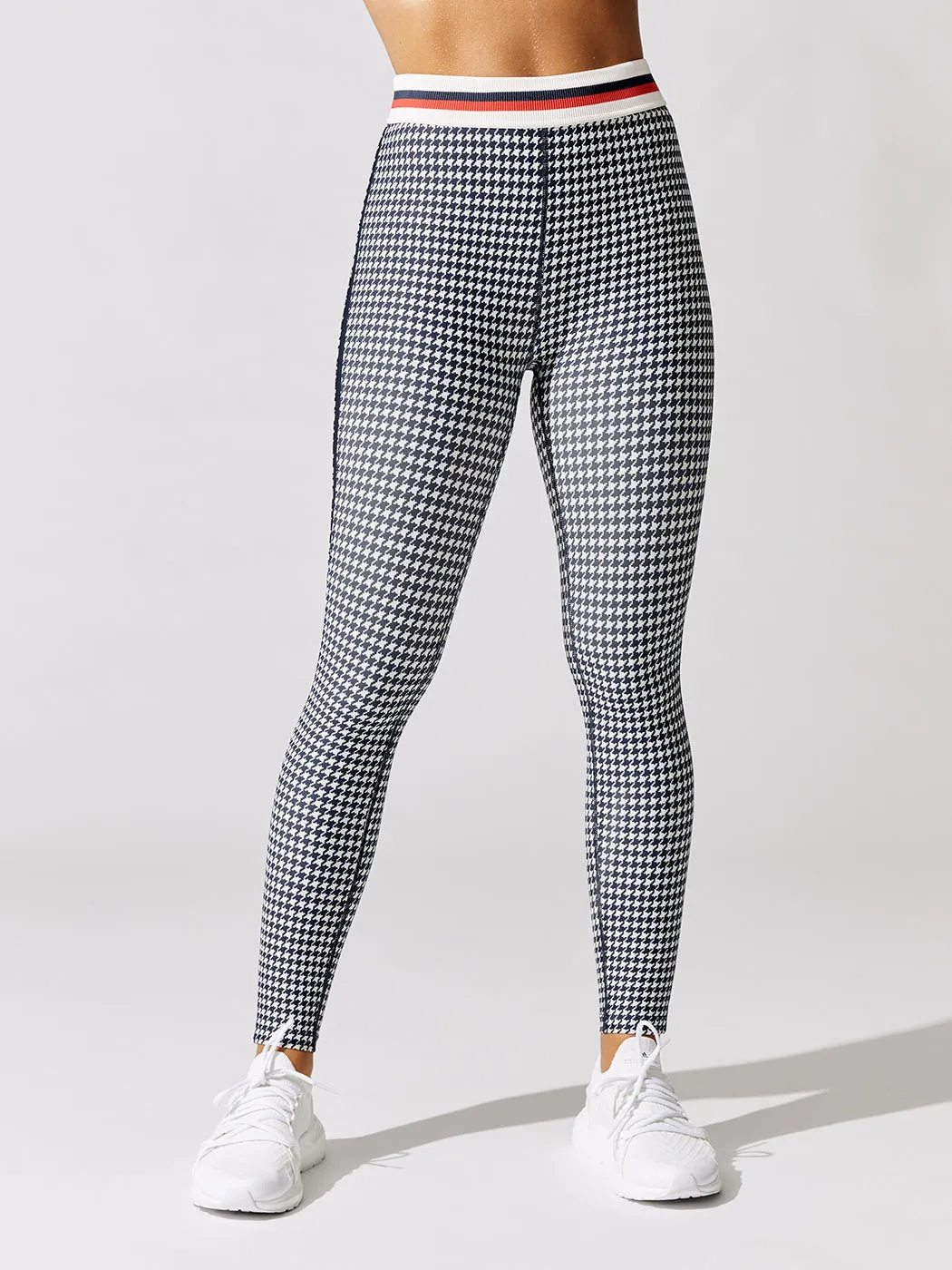 Angel High Waist Techflex 7/8 - Indigo Freestyle Check