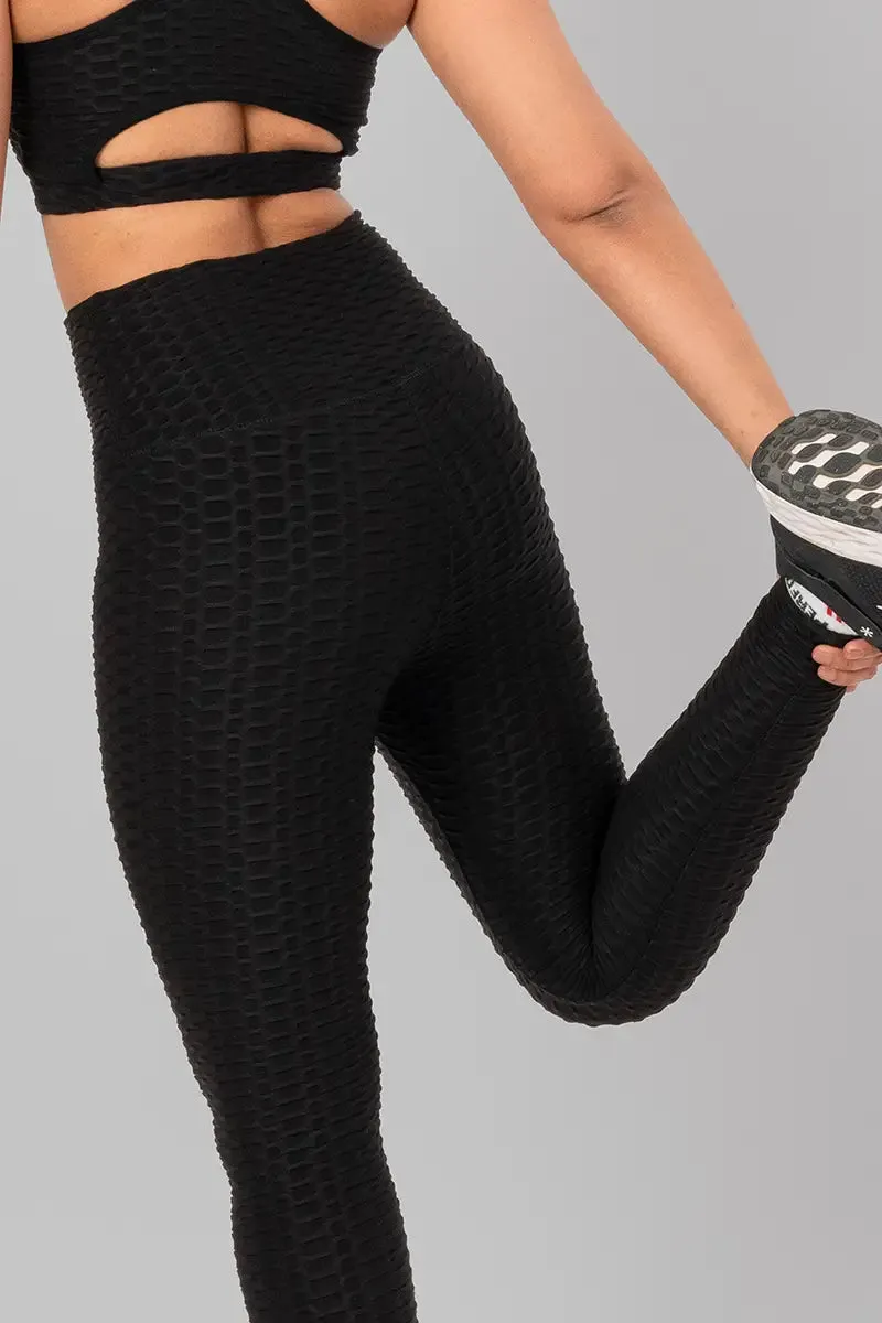 Anti Cellulite Women's Leggings - Black