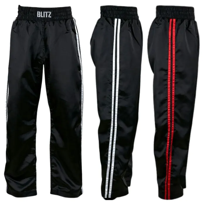 Blitz Classic Satin Full Contact Kickboxing Trousers