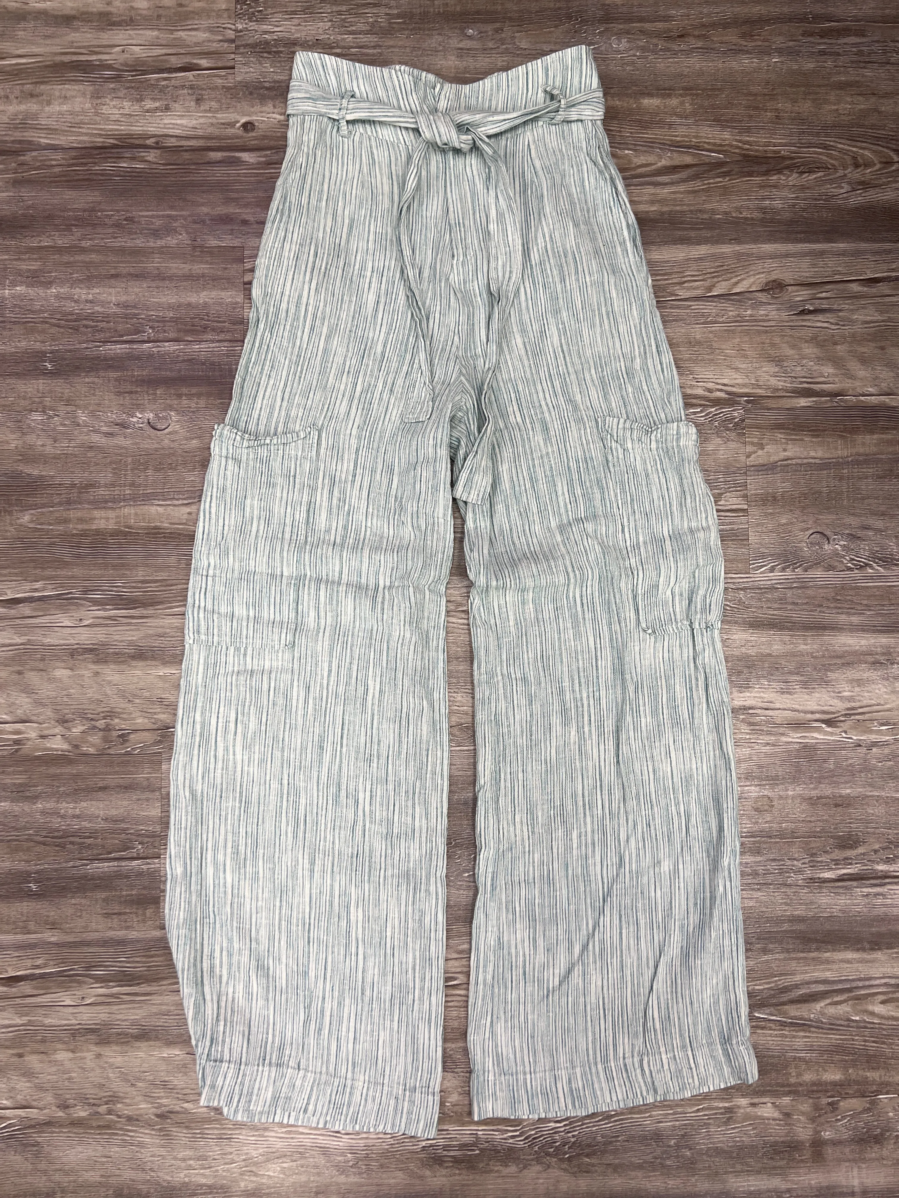 Blue & Green Pants Cargo & Utility Cmb, Size S