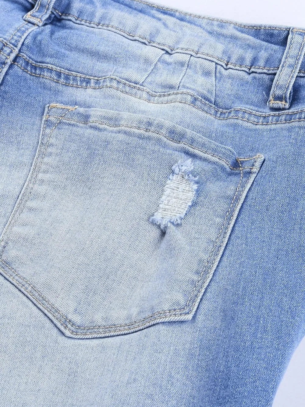 Blue Distressed Jeans