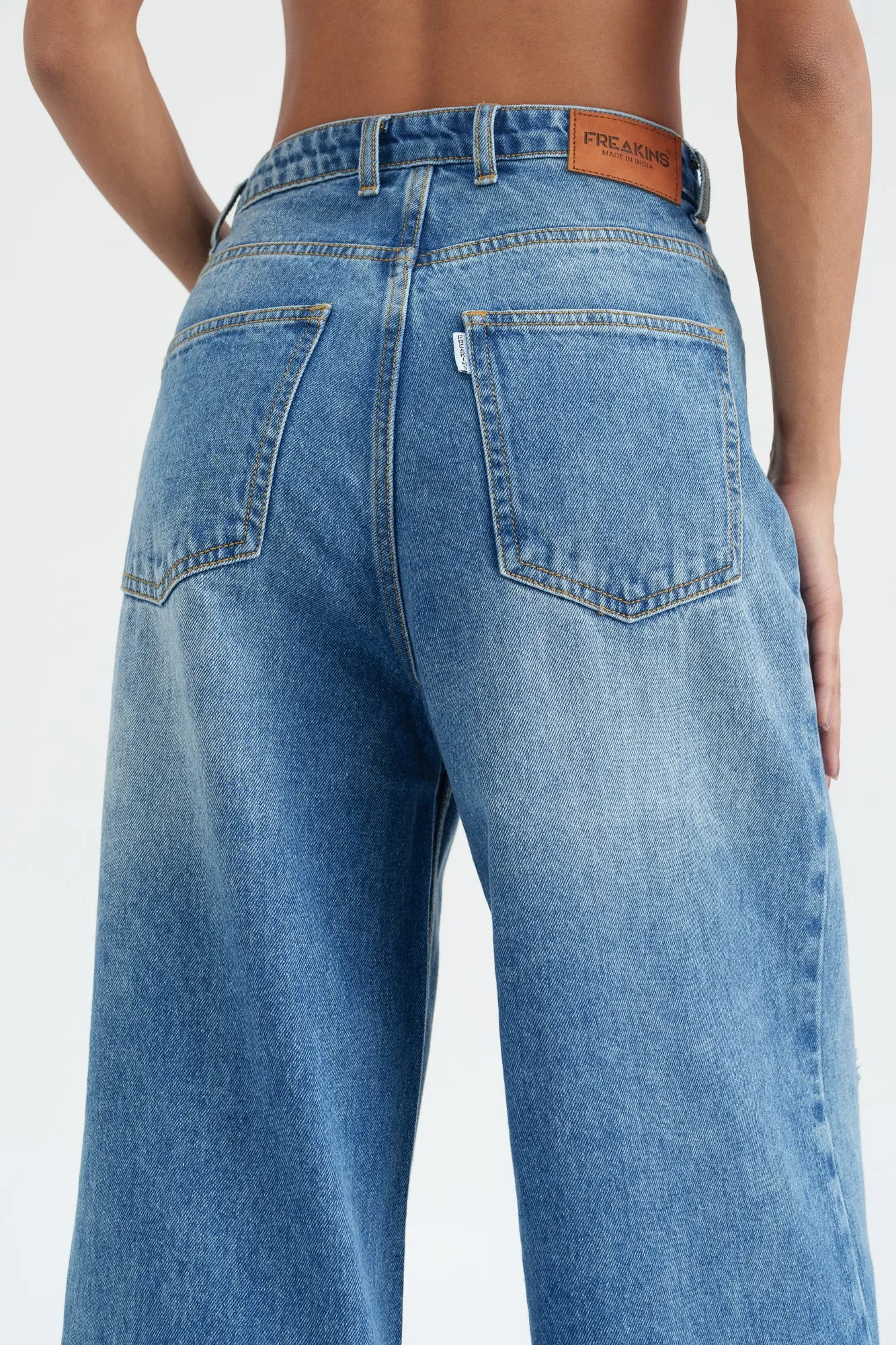 Blue Muse Wide Cropped Jeans