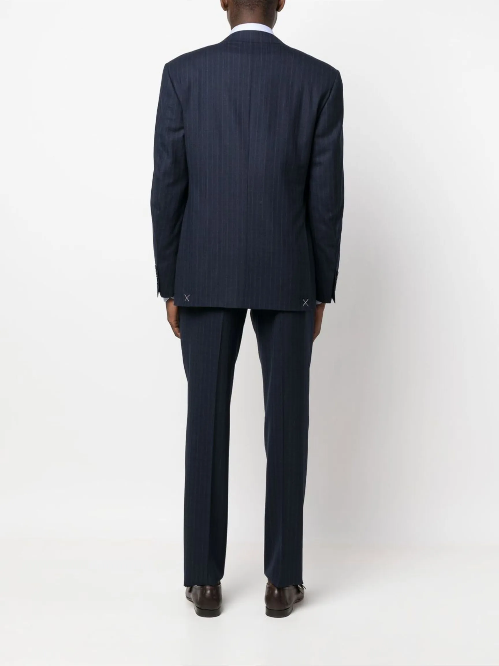 Blue Pinstripe Suit