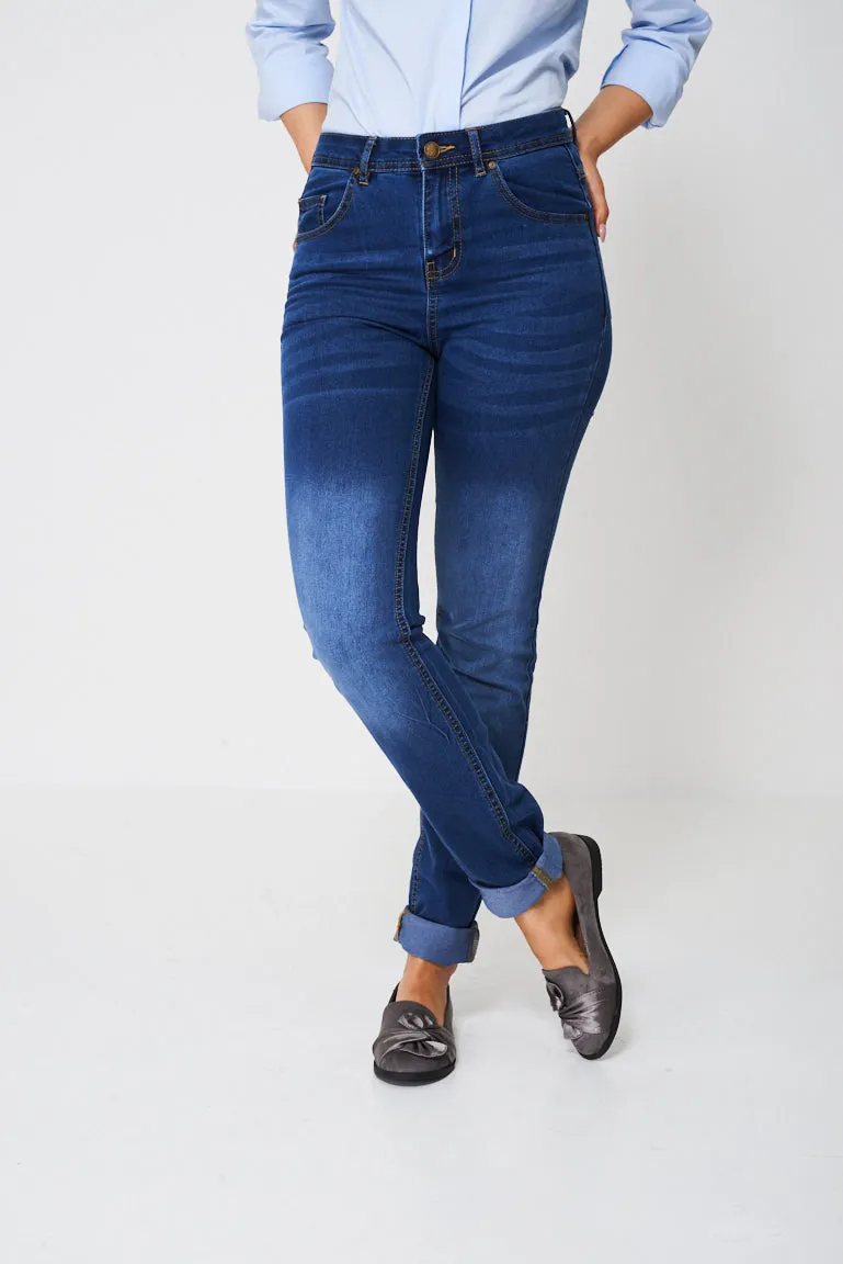 Blue Skinny Jean Ex-Branded