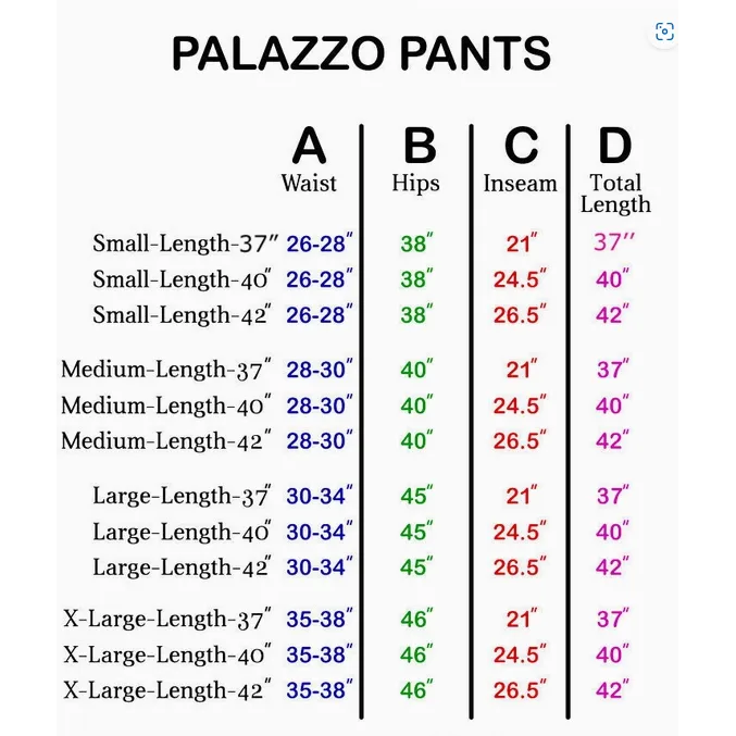 BUNDLE: 4-Pack Palazzo Pants X-Large (Assorted Prints) - Thailand