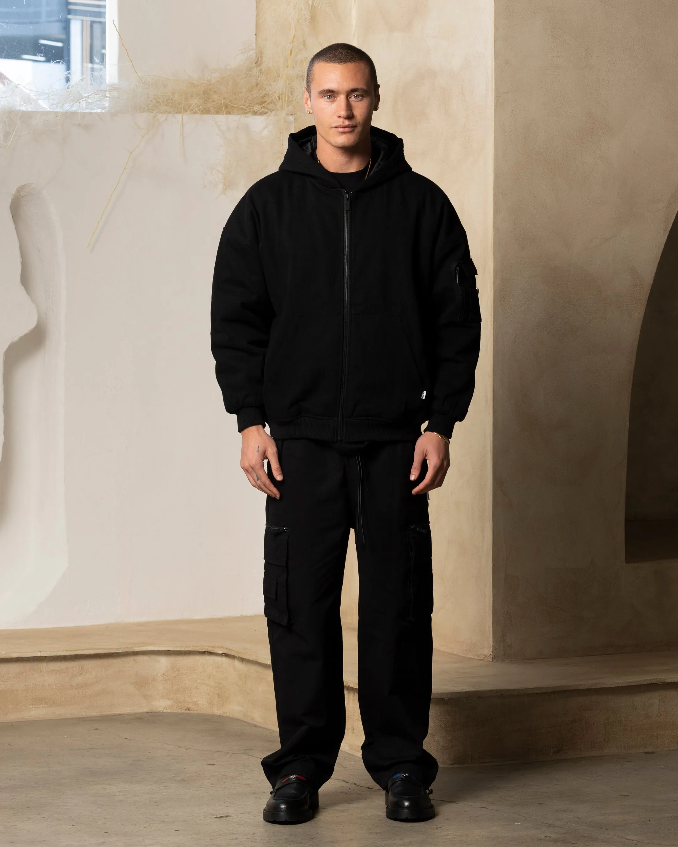 Carre Tactic Cargo Joggers Black