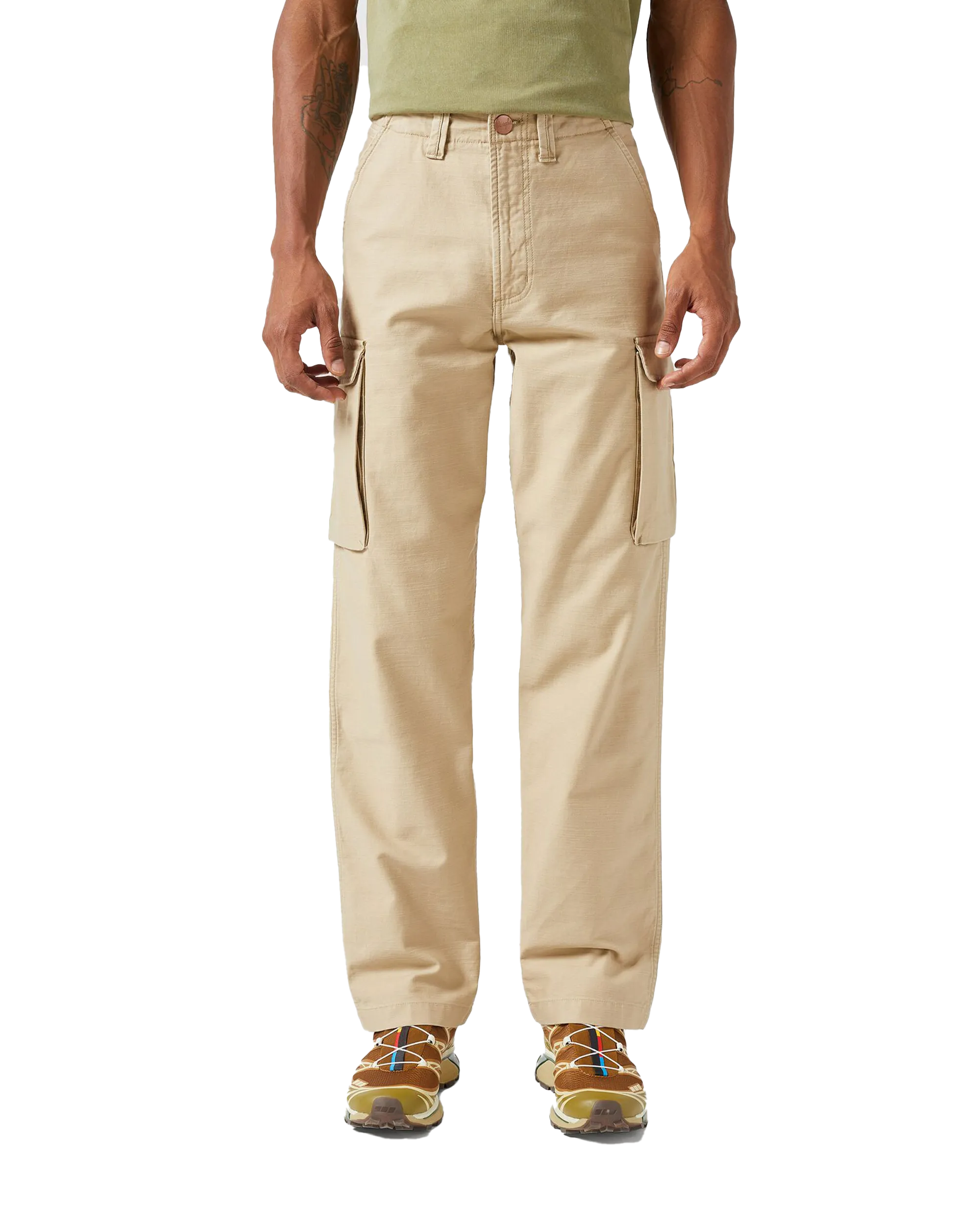 Casey Jones Cargo Trousers in Saddle