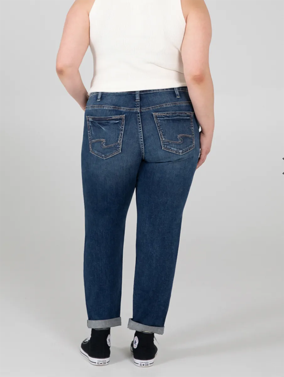 Curvy Mid-Rise Boyfriend Jean by Silver Jeans