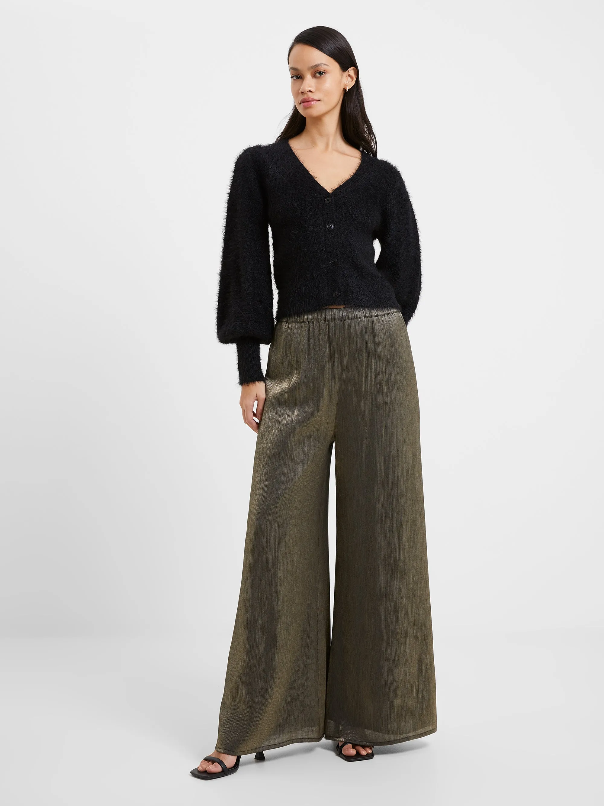 Dafne Shine Wide Leg Trousers