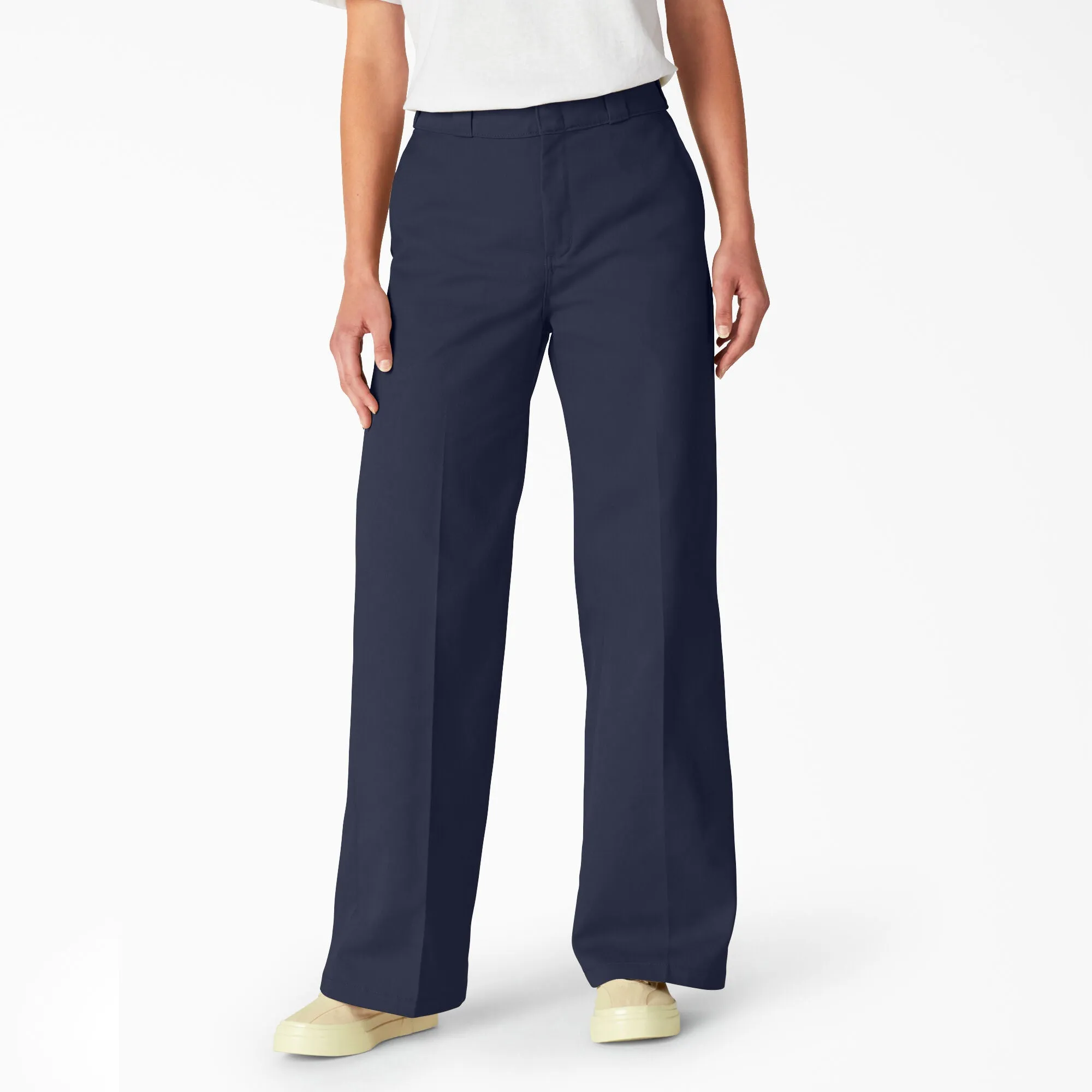 DICKIES - WOMEN'S WOMEN'S WIDE LEG PANT INK NAVY