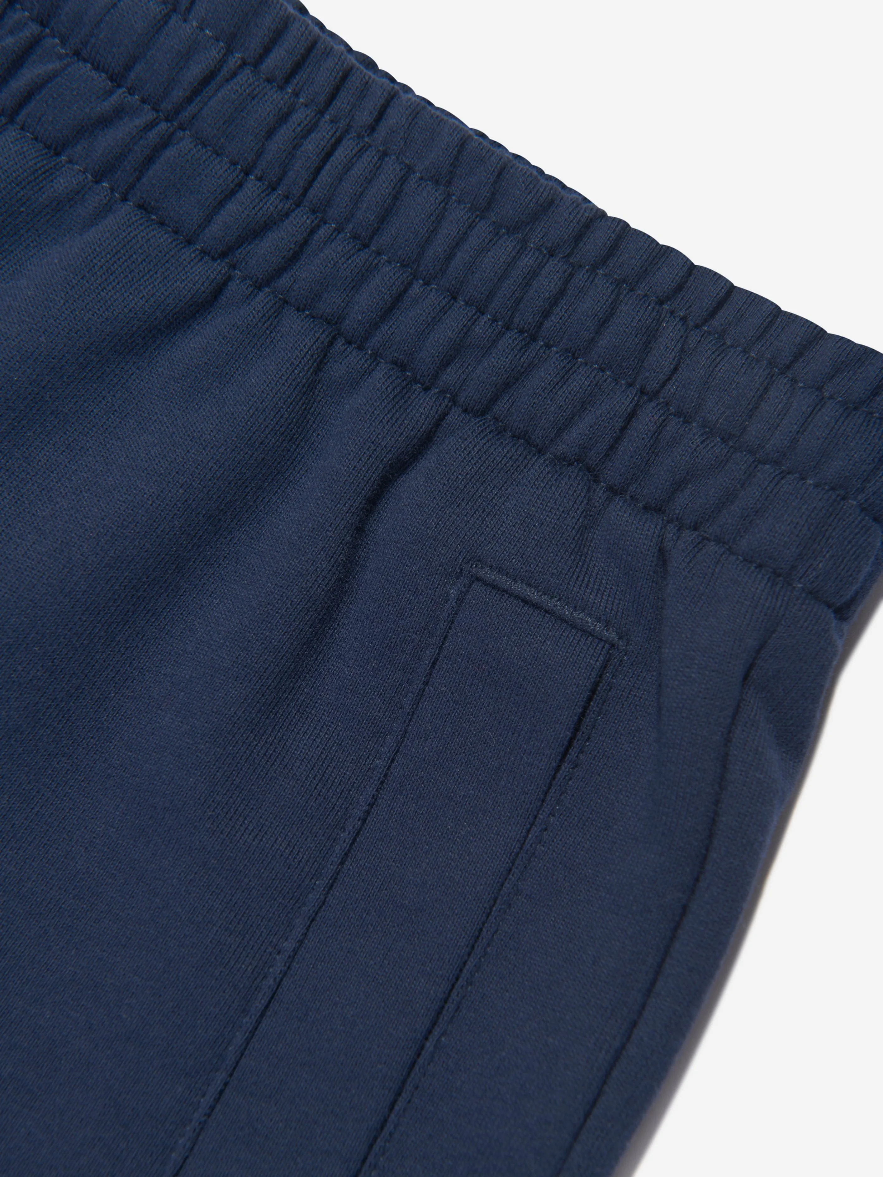 EA7 Emporio Armani Boys Logo Bermuda Shorts in Navy