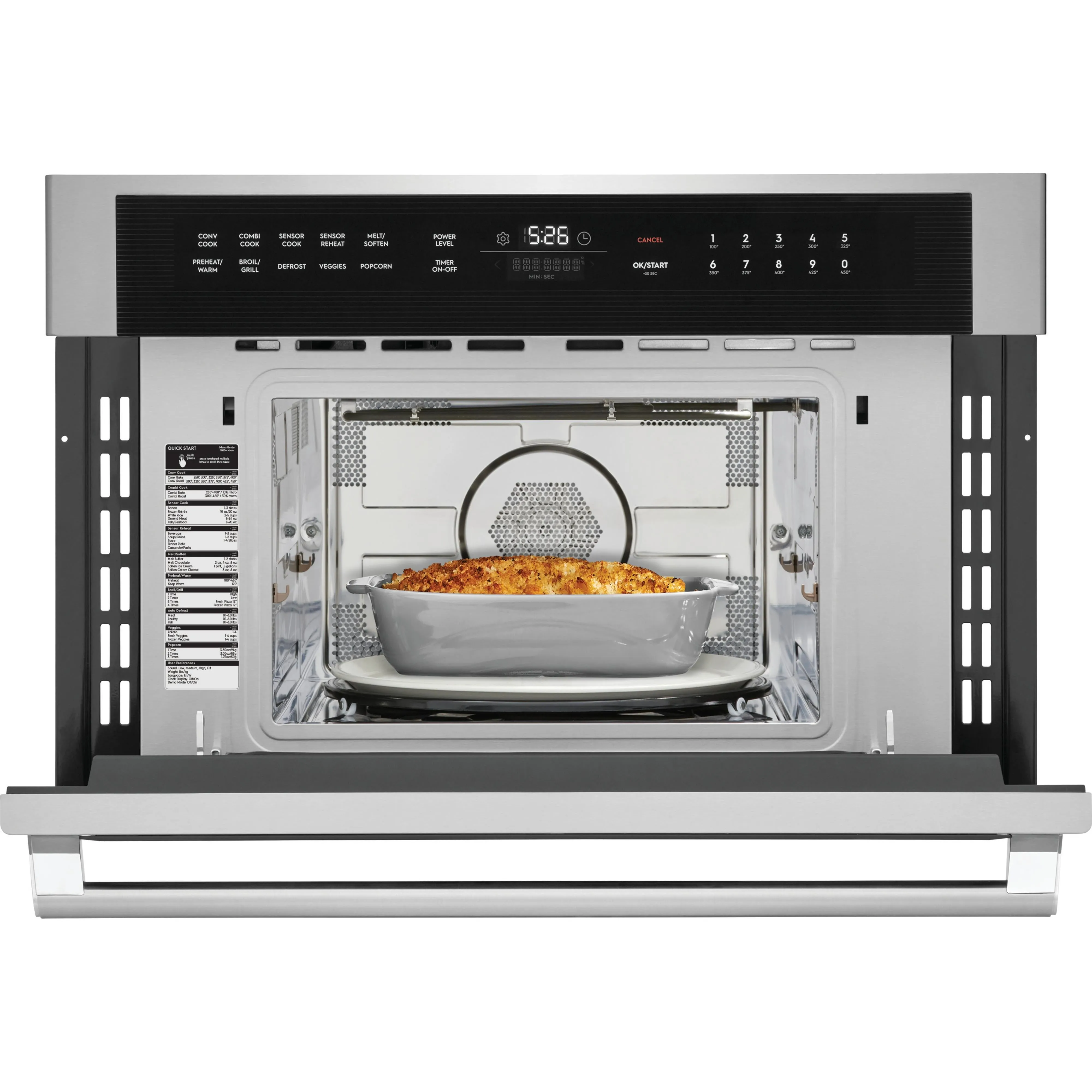 Electrolux 30-inch Built-In Microwave Oven with Drop-Down Door EMBD3010AS