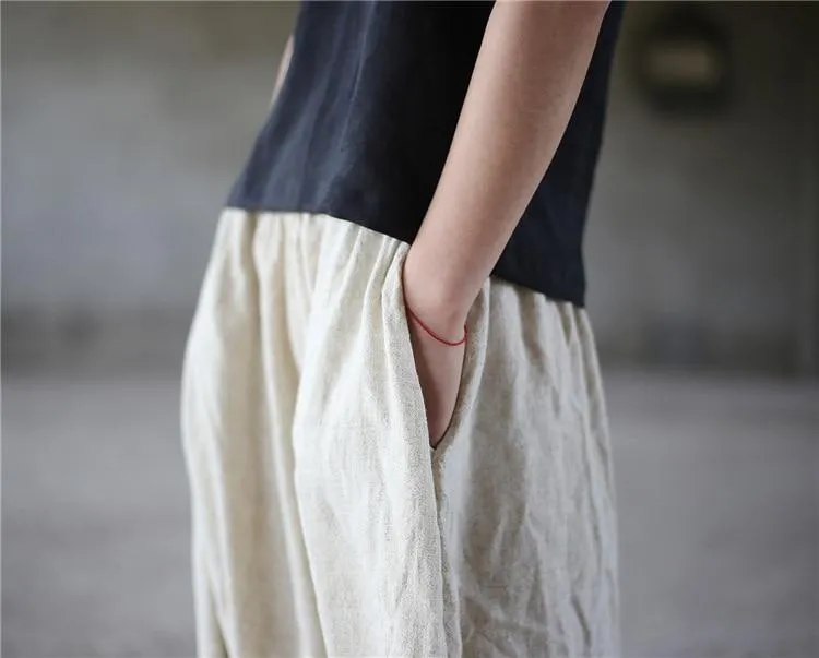 Flowy & Free Linen Palazzo Pants  | Zen