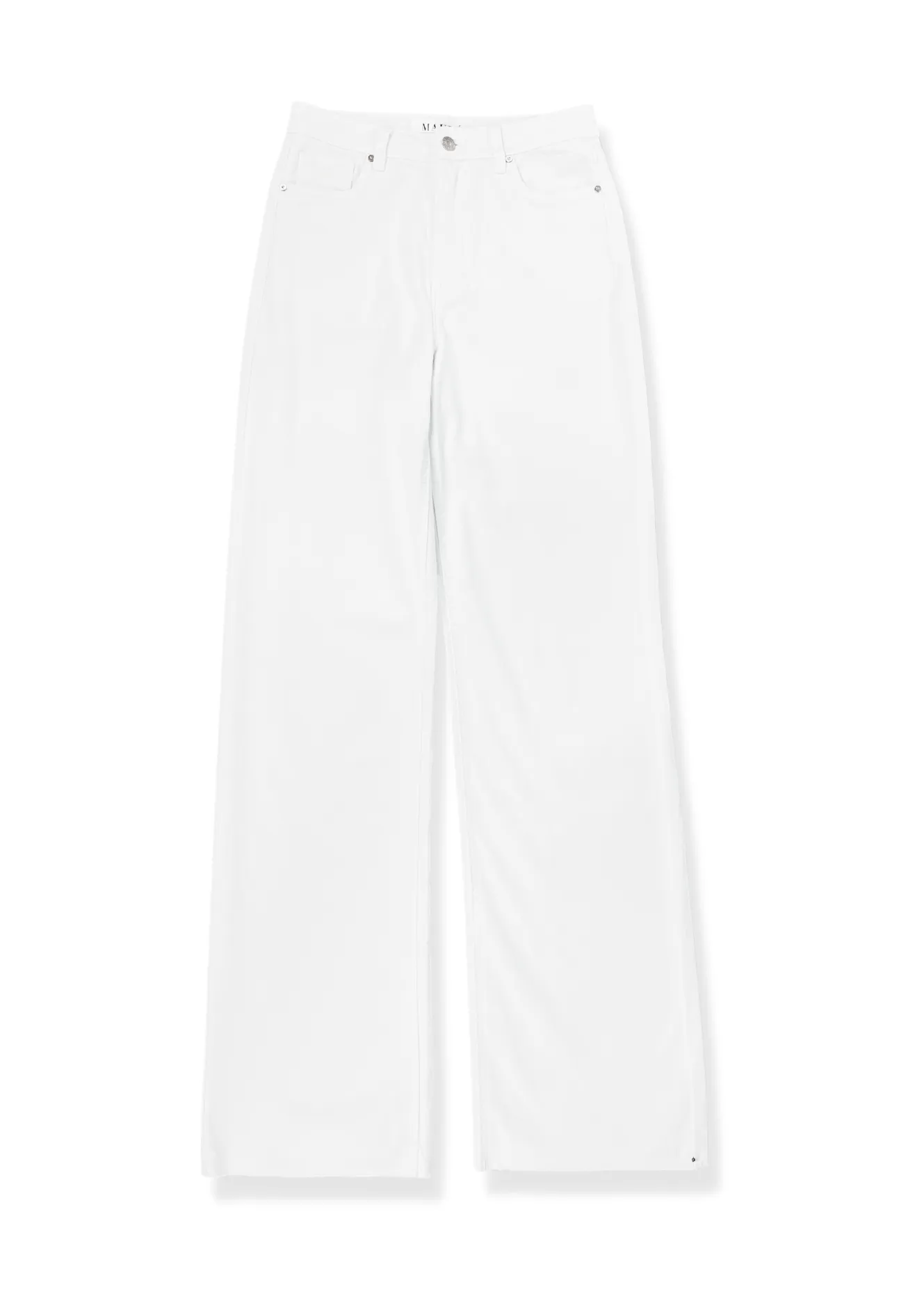 High waist straight leg jeans white (REGULAR)