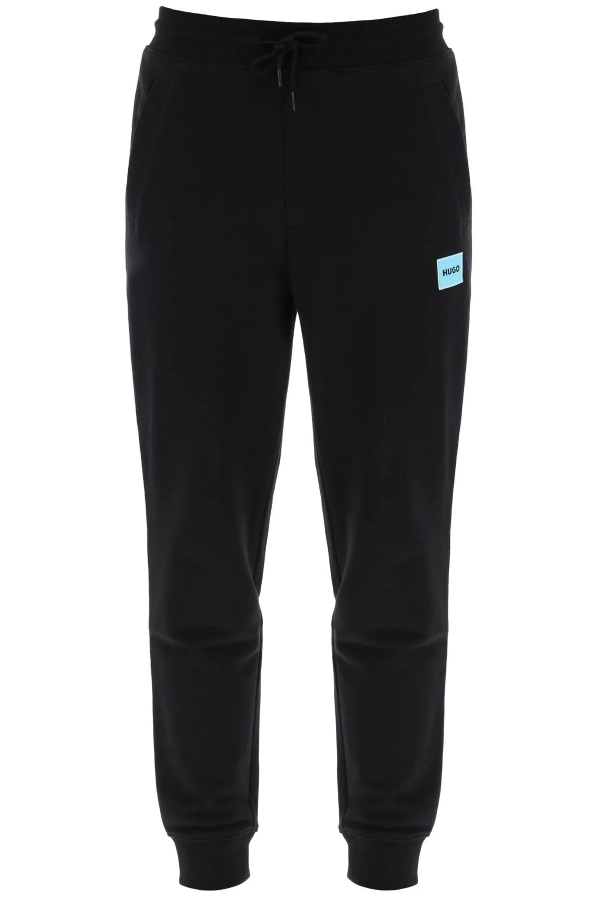 Hugo cotton doak jogger pants Black