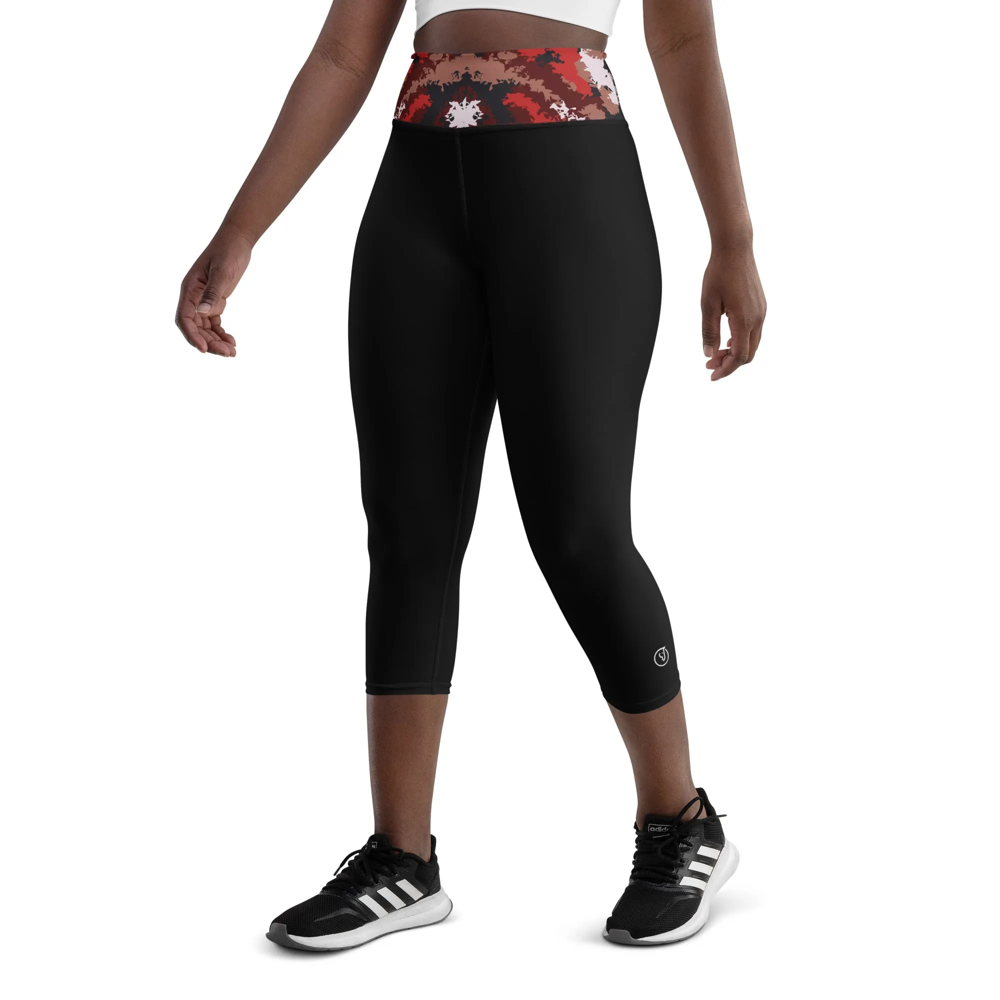 Humble Sportswear™ Trinity Black Capri Leggings