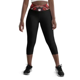 Humble Sportswear™ Trinity Black Capri Leggings