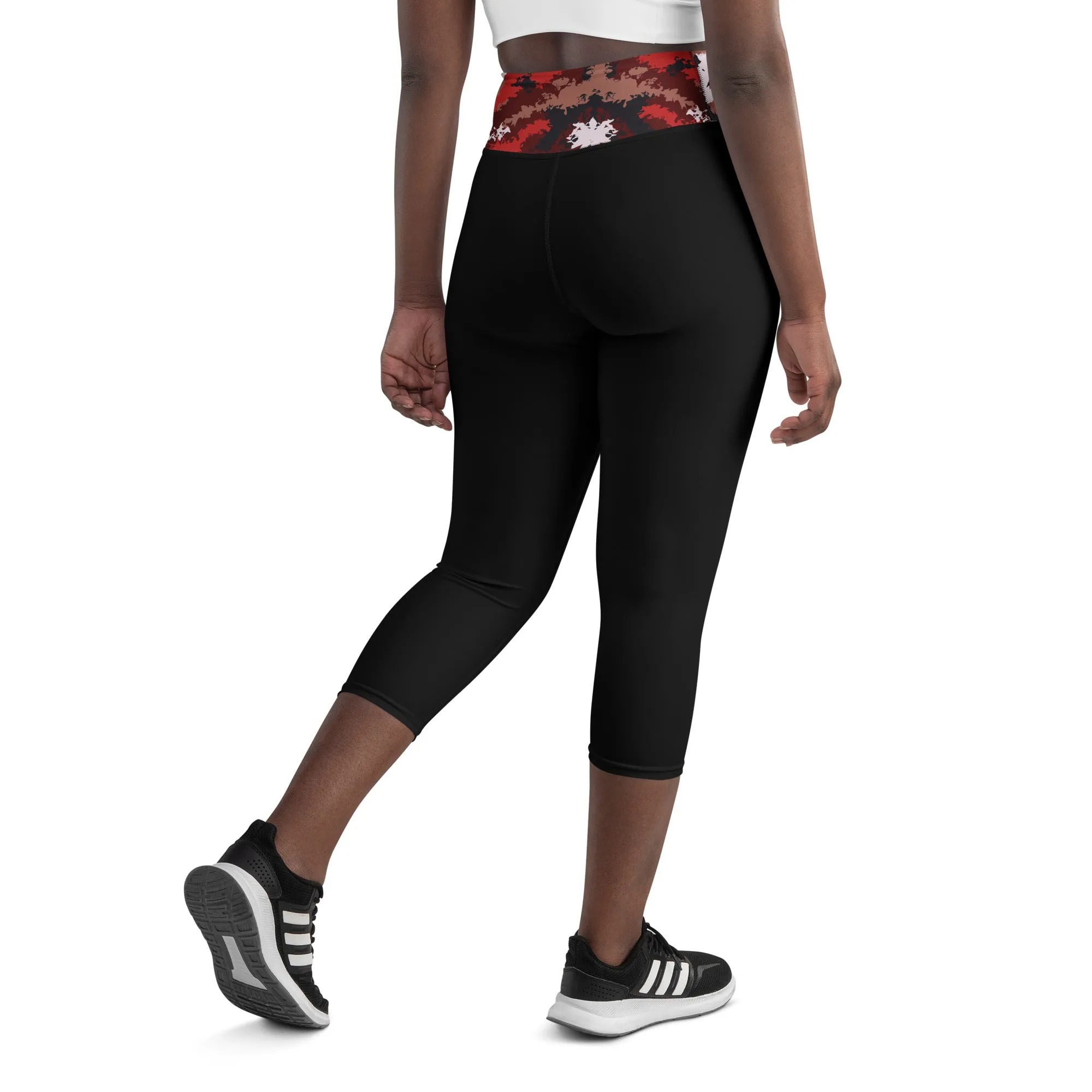 Humble Sportswear™ Trinity Black Capri Leggings