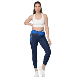 Humble Sportswear™ Trinity Navy Pocket Leggings