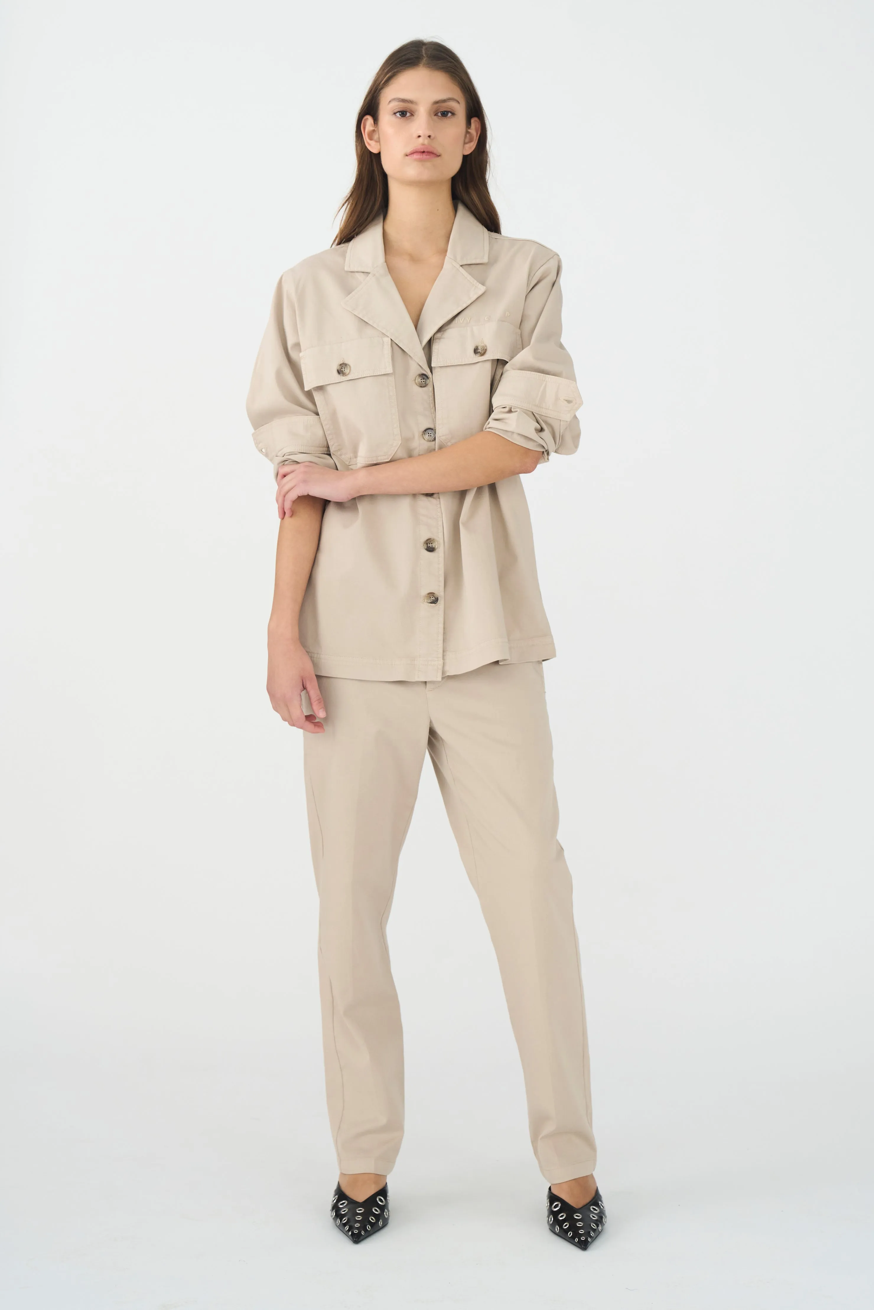 IVY-Karmey Weekend Pant - Stone Beige