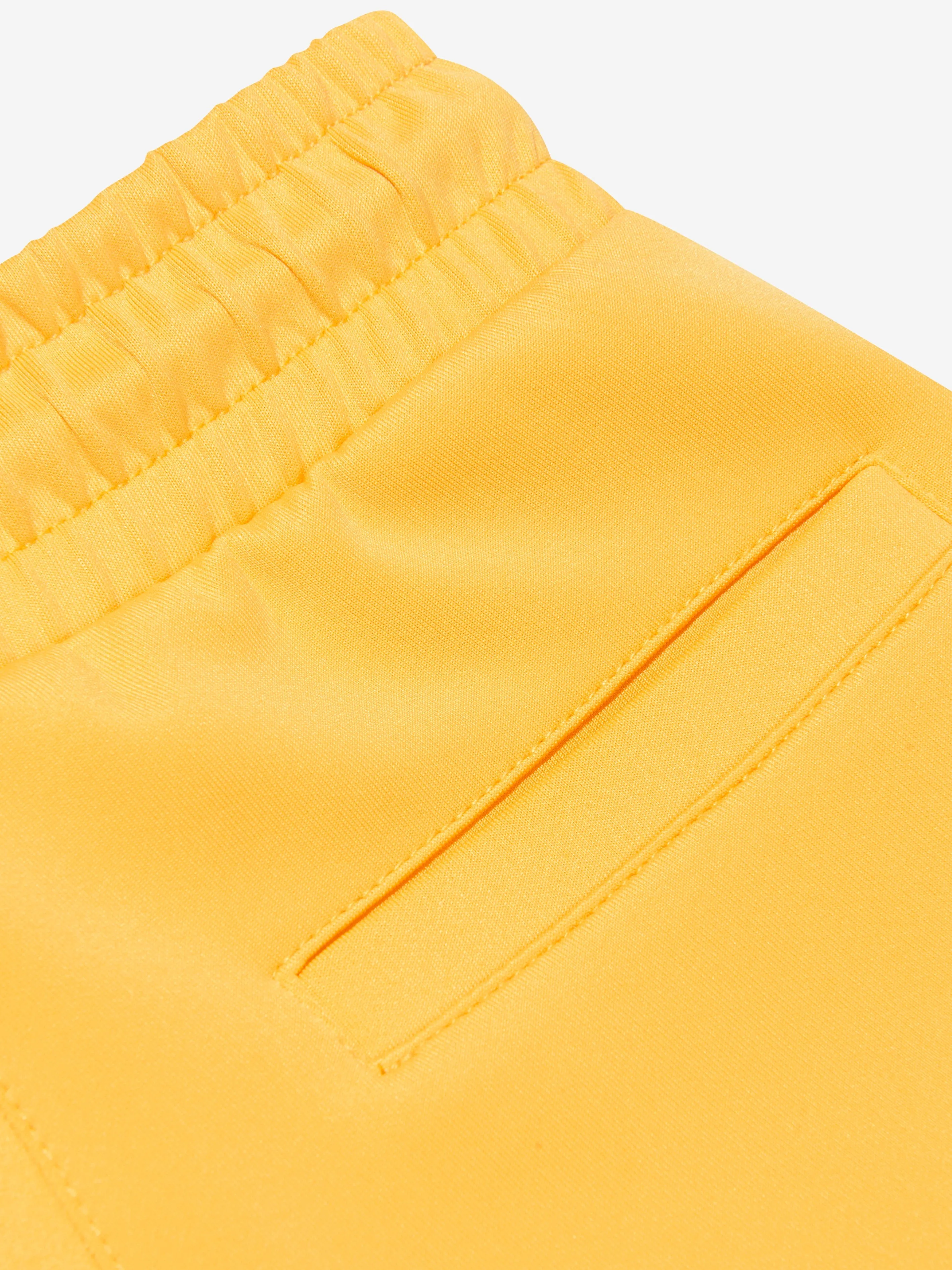 Karl Lagerfeld Boys Logo Bermuda Shorts in Yellow