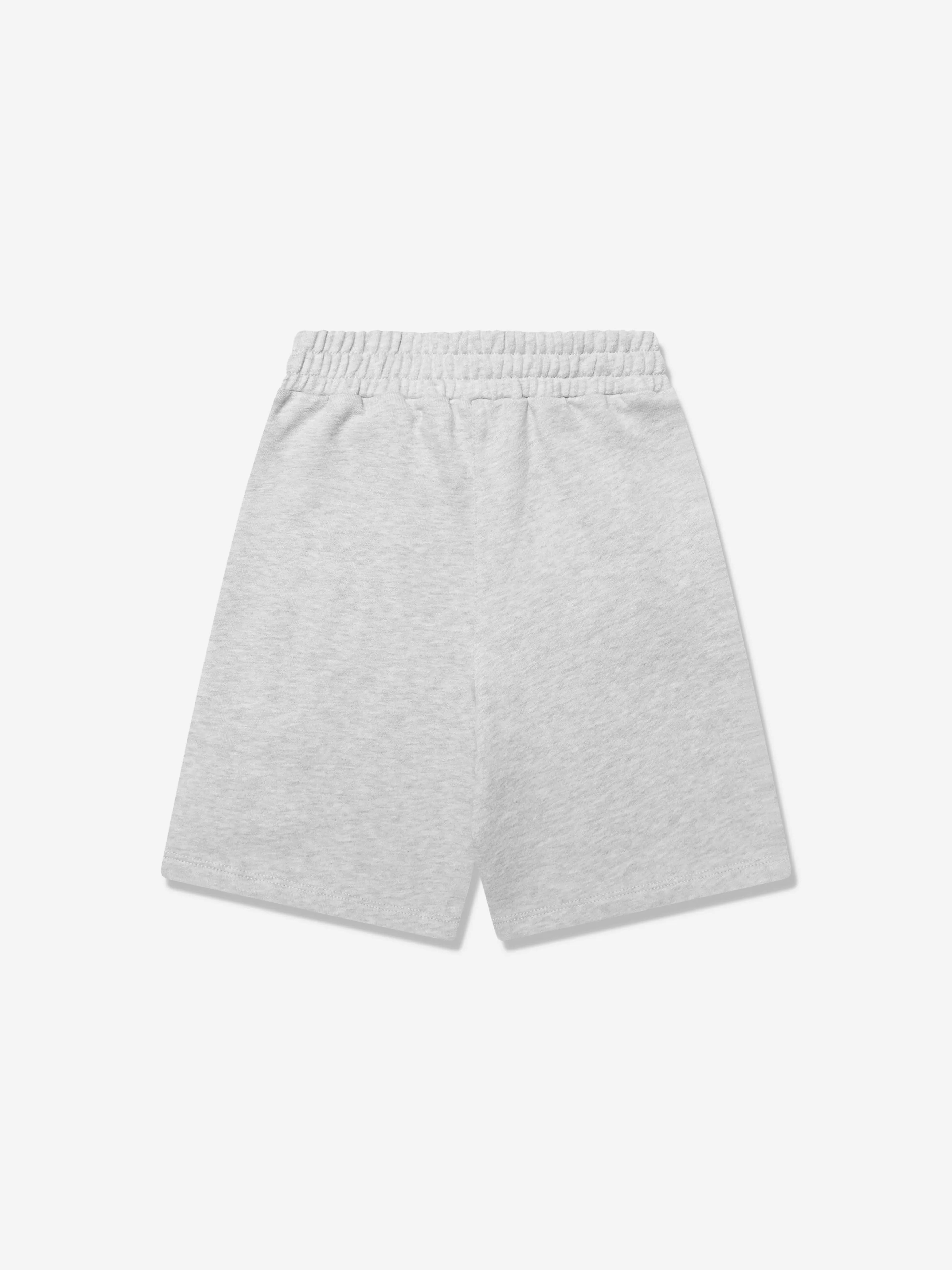 KENZO Boys Flower Print Bermuda Shorts in Grey