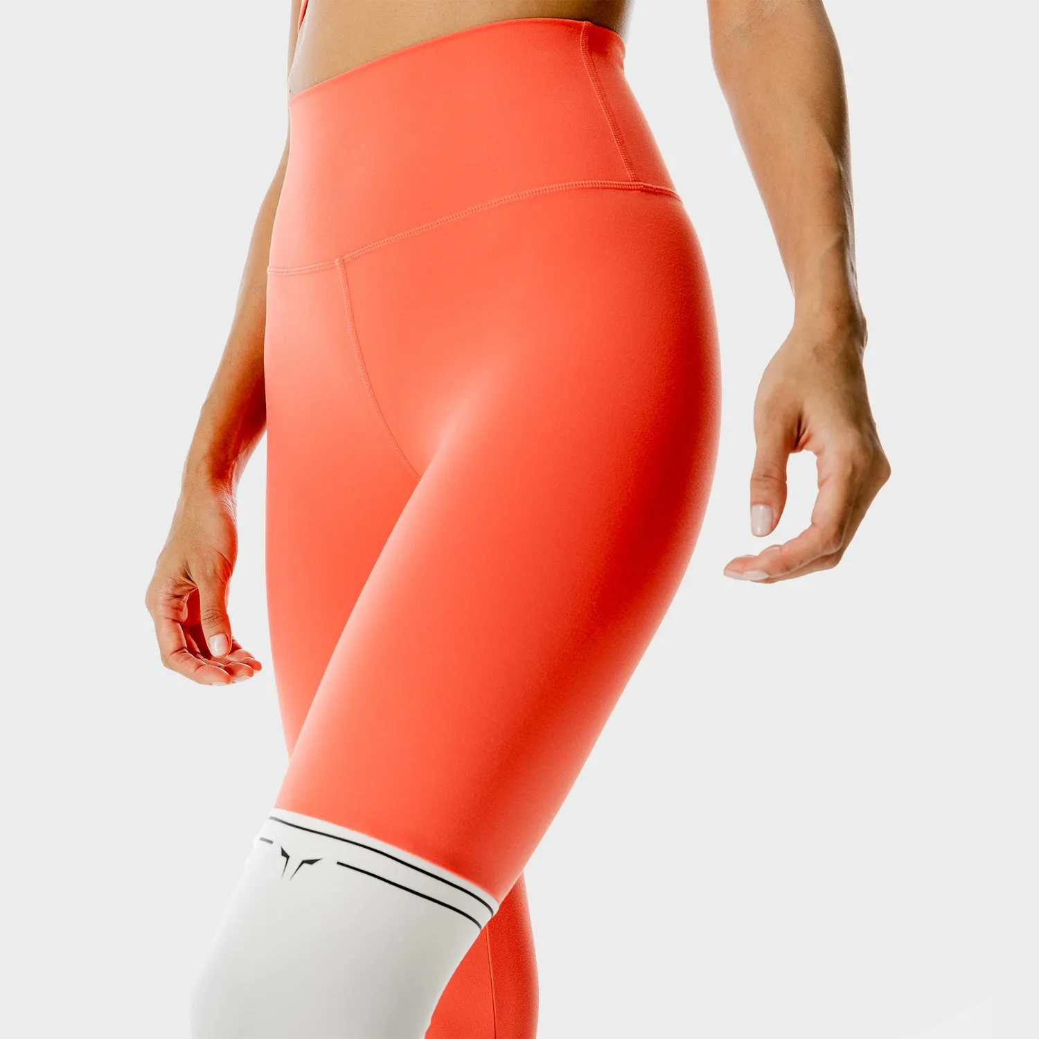 LAB360° Colour Block Leggings - Hot Coral