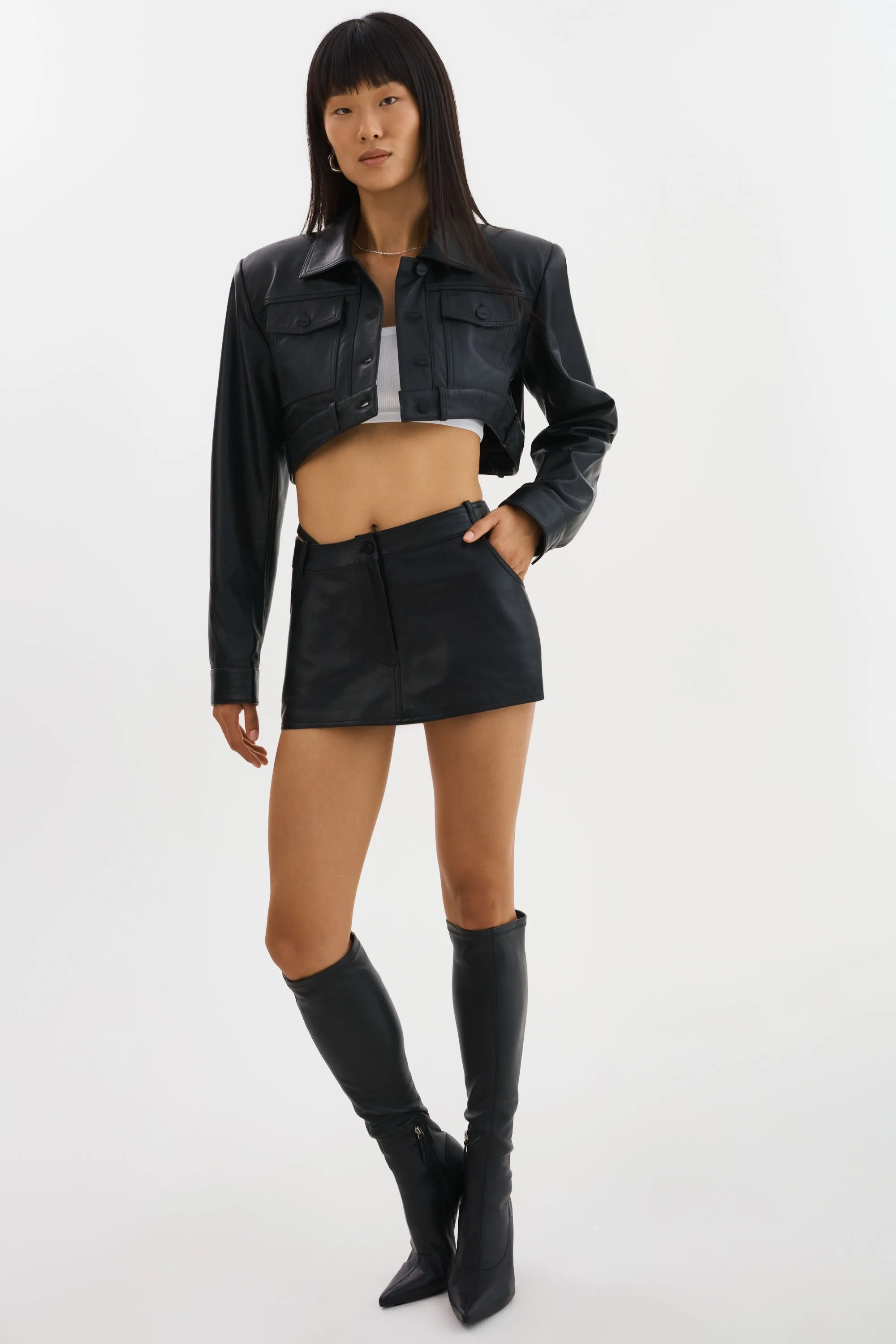 LIANA | Leather Skort