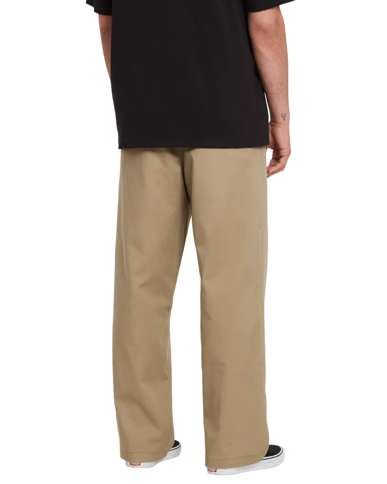 Loose Truck Chino Trousers in Khaki