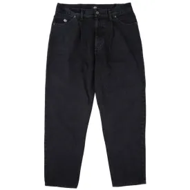 MAGENTA PANTS OG BLACK DENIM