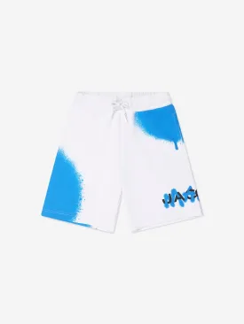 MARC JACOBS Boys Spray Spots Bermuda Shorts in White