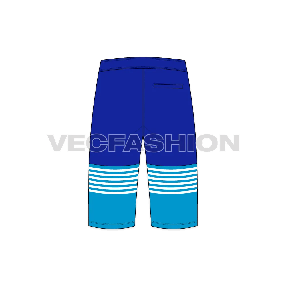 Mens Bermuda Length Board Shorts