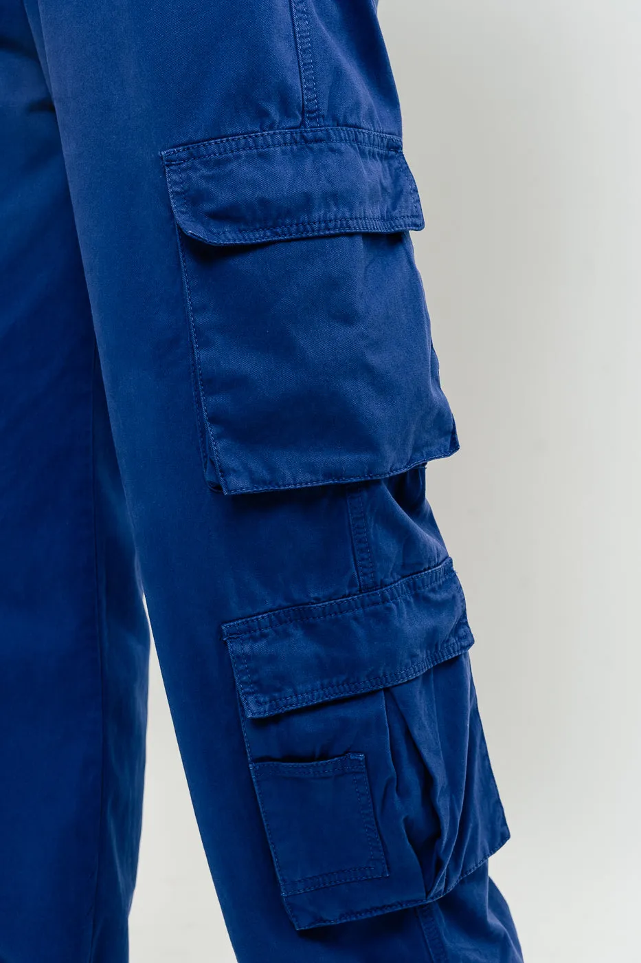 Men's Bright Blue Cargo Pants