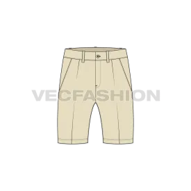 Mens Cotton Shorts Mid-thigh Length