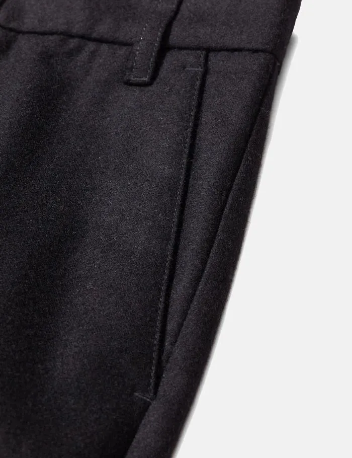 Norse Projects Aros Chino (Wool) - Black