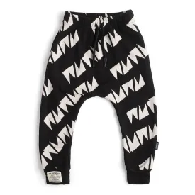 NUNUNU French Terry Nununu Baggy Pants Black