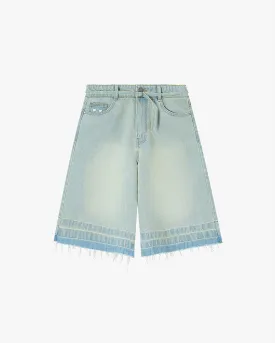 OLD BAGGY DENIM SHORTS SAND DUST