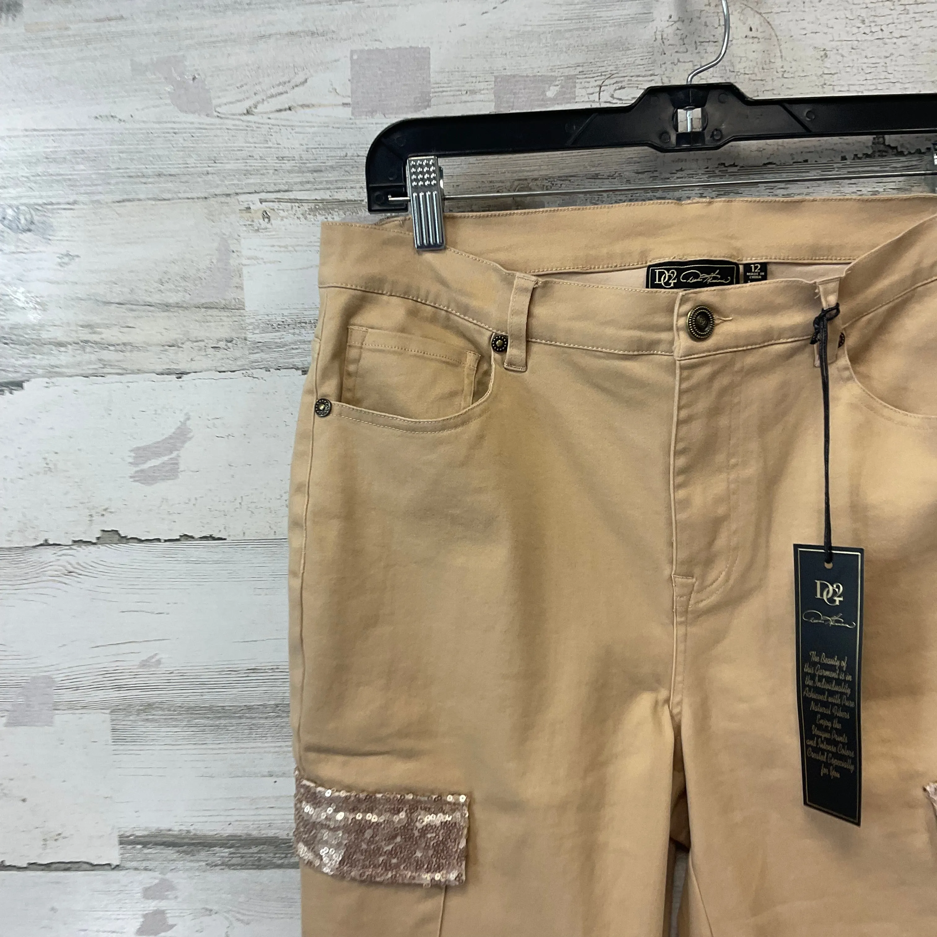 Pants Cargo & Utility By Diane Gilman In Tan, Size: 12