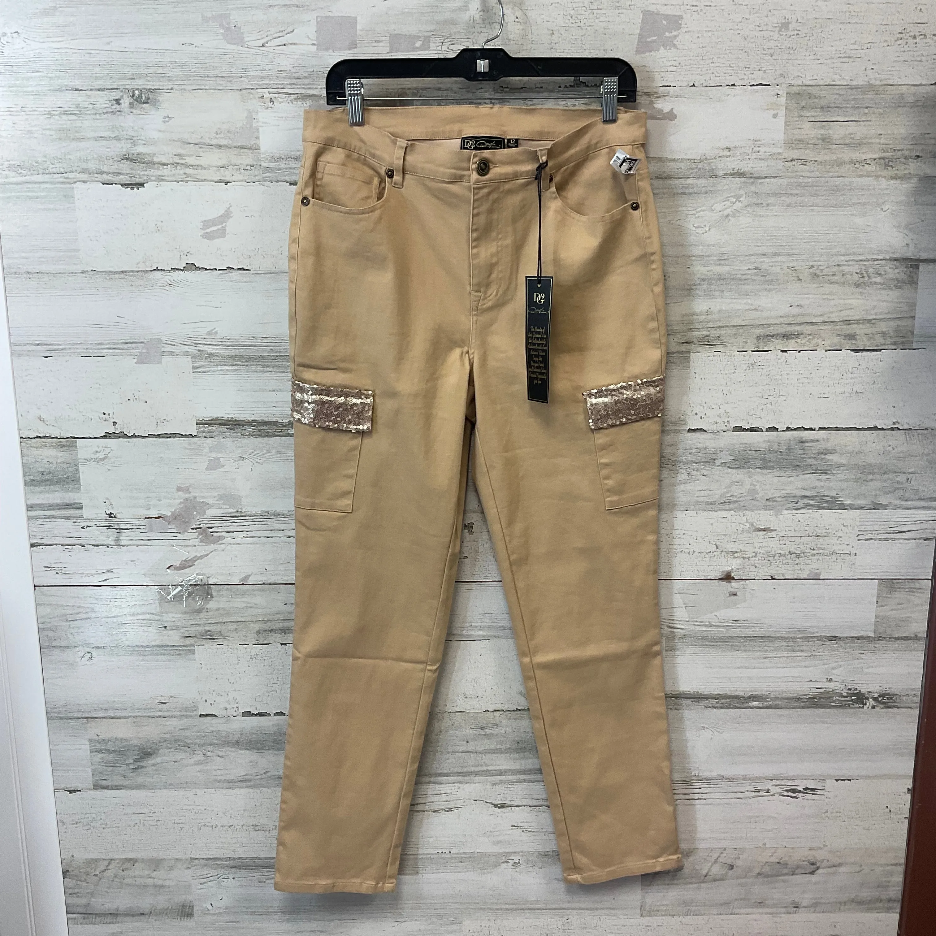 Pants Cargo & Utility By Diane Gilman In Tan, Size: 12