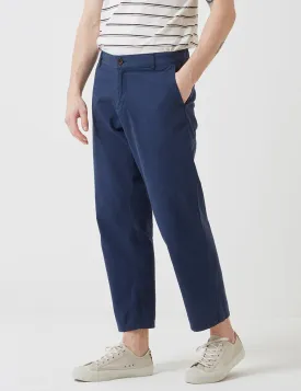 Portuguese Flannel Mini Golf Trousers (Regular Fit) - Navy Blue