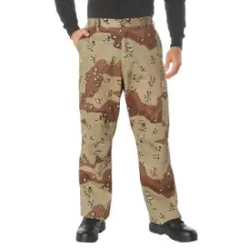 Rothco Relaxed Fit Zipper Fly BDU Pants / 6 Color Desert Camo