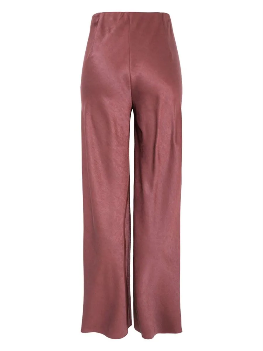 SATIN TROUSERS