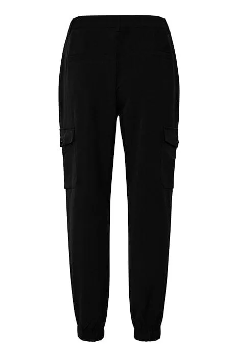 SIDE POCKET BLACK JOGGER PANT