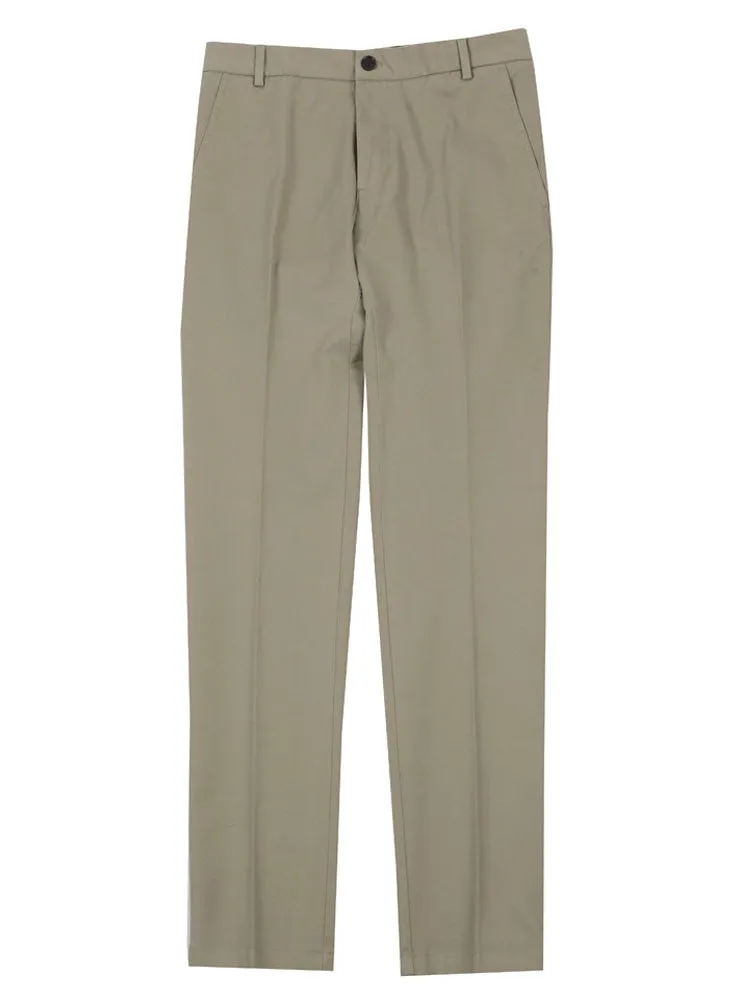 Slim Fit Chino Trousers – Light Grey