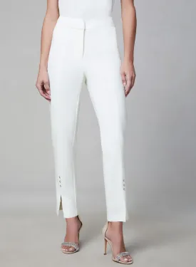 SLIM LEG ANKLE PANTS