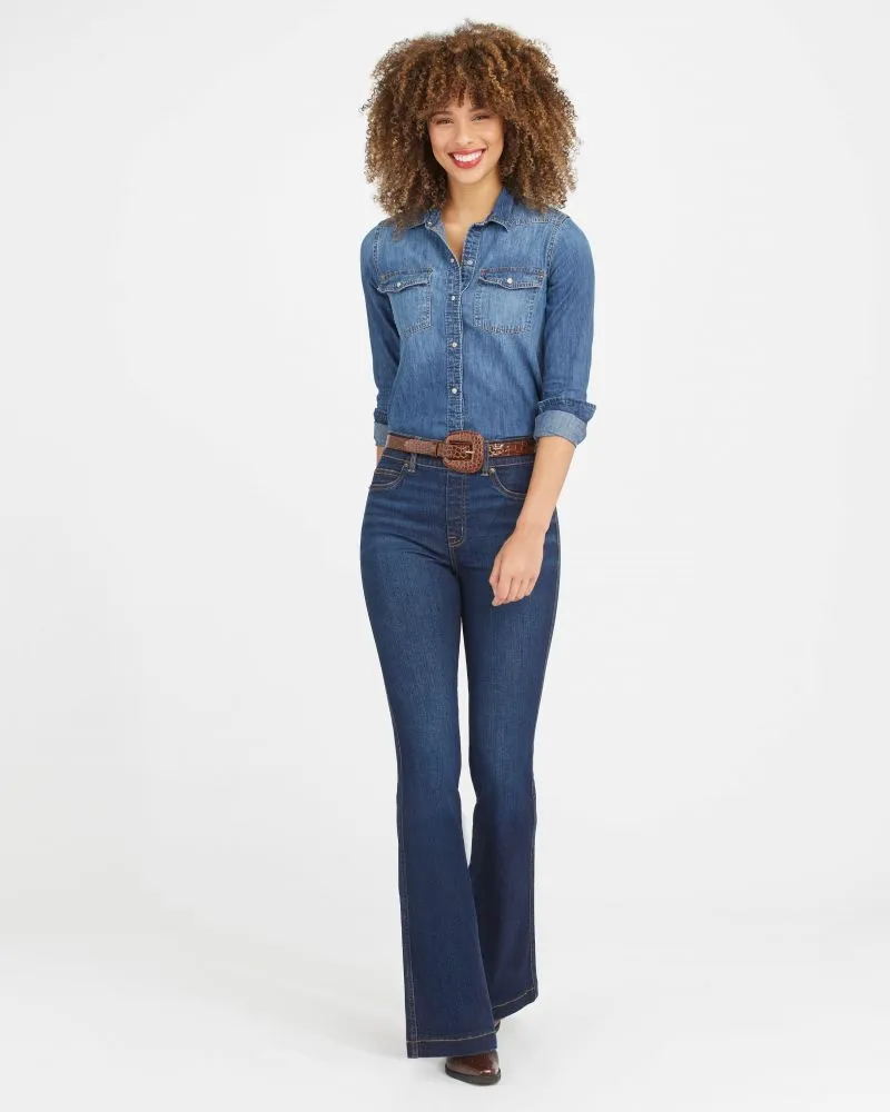 Spanx Flare Jeans Midnight Shade