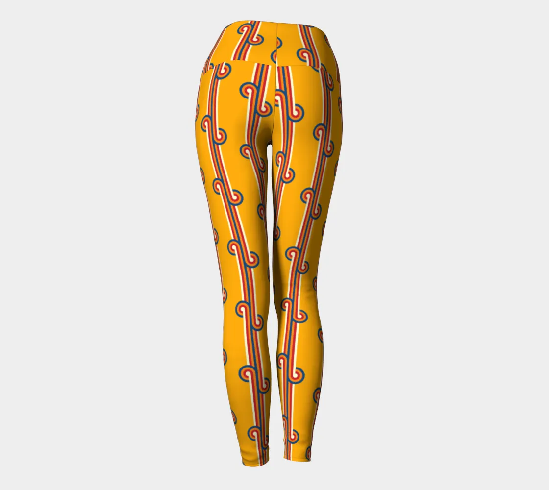 Spectral Beanstalk Yoga Leggings