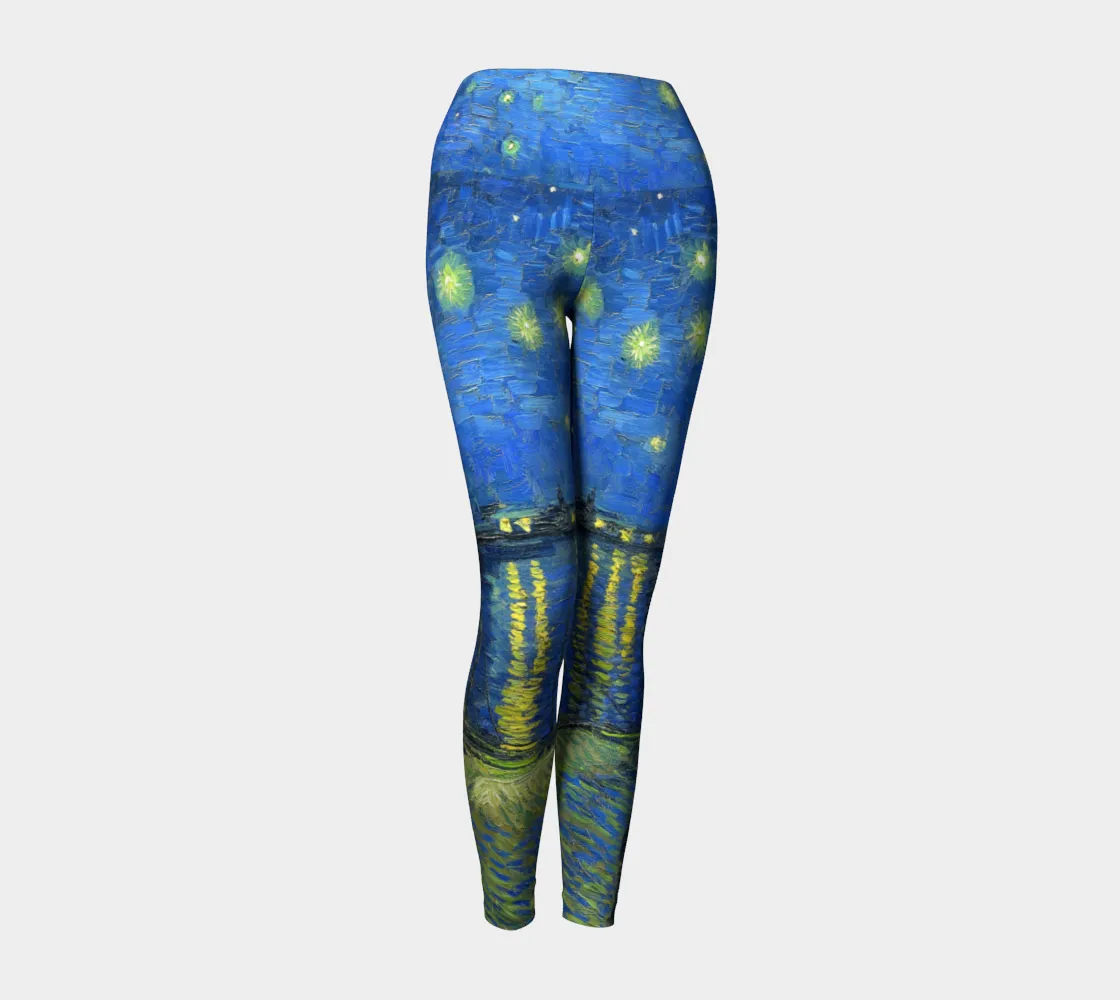 Starry Nights Over The Rhone Yoga Leggings